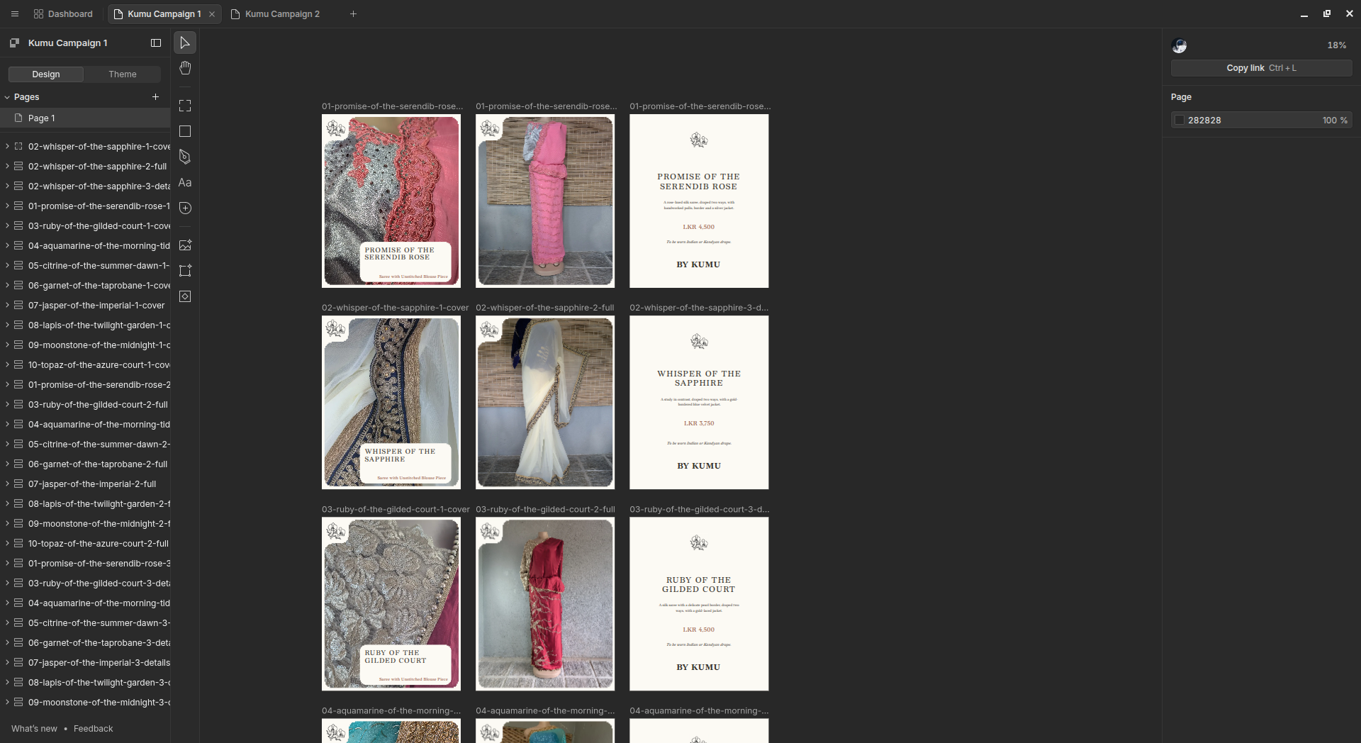 Finished Instagram carousel posts